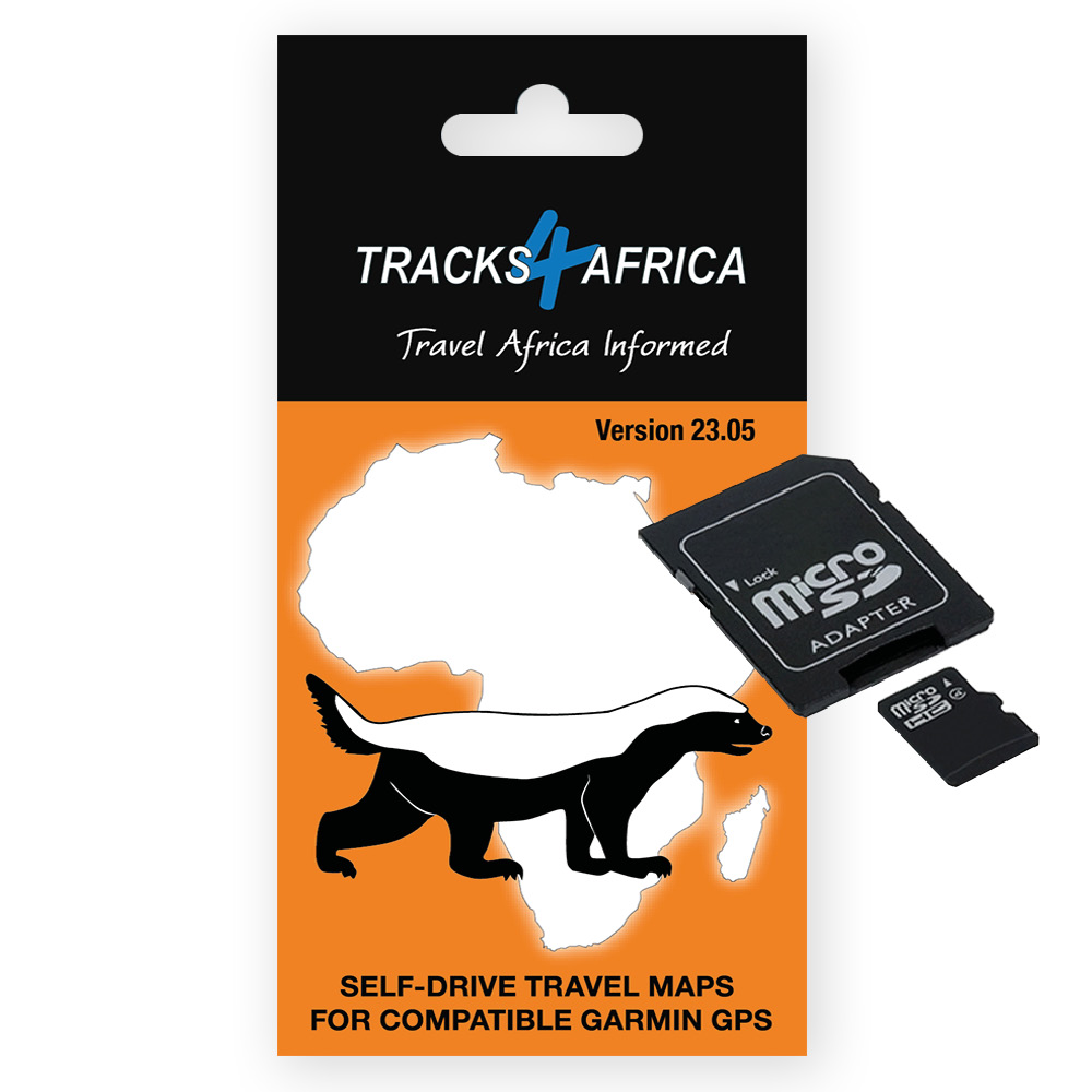 GPS Maps SD for Garmin GPS Systems ONLY - Tracks4Africa