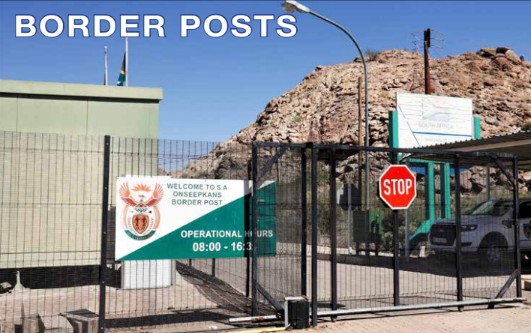 Namibia Self-Drive Guide Book border posts