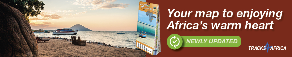 Mozambique & Malawi Traveller's Paper Map