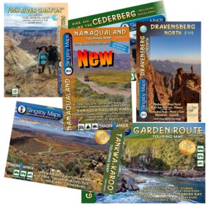 Tracks4Africa Slingsby Paper Map bundles