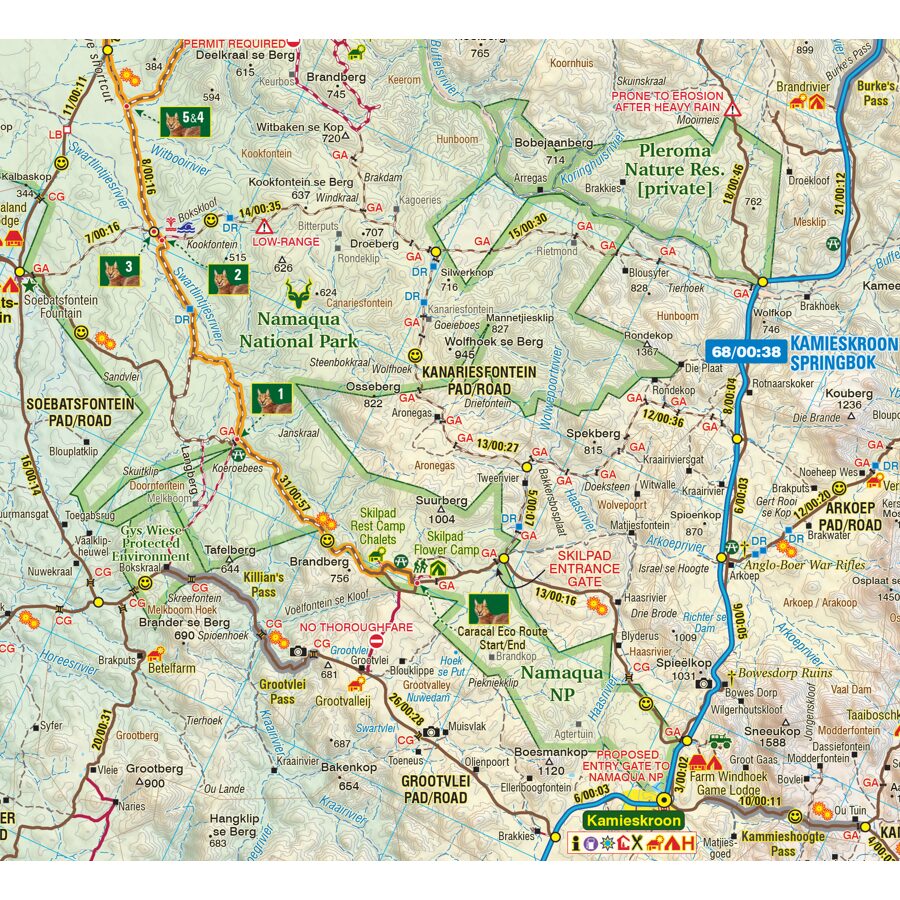 South Africa: Namaqualand Touring Map (Edition 1) - Image 4